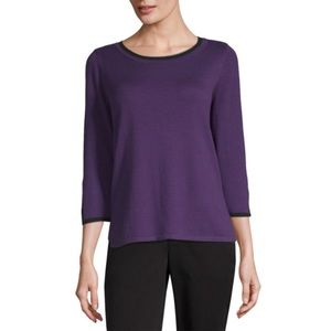 NWT Liz Claiborne 3/4 Sleeve Pullover Sweater